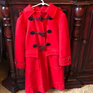 Vintage Rothschild Red Wool Coat